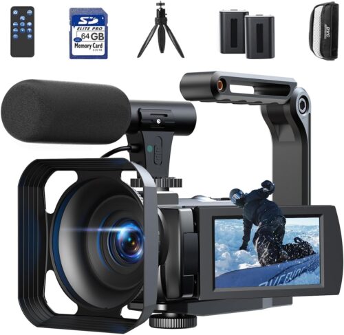 CAMERA VIDEO 5K AVEC VISION NOCTURNE 29€ CAMERA VIDEO 5K AVEC VISION NOCTURNE