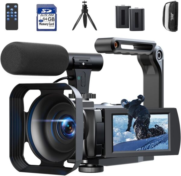 CAMERA VIDEO 5K AVEC VISION NOCTURNE 29€ CAMERA VIDEO 5K AVEC VISION NOCTURNE